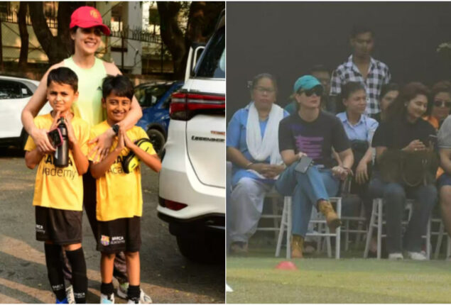 Kareena Kapoor & Genelia Deshmukh spotted attending football match