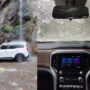 Watch: Car getting flooded after driving it under waterfall went viral