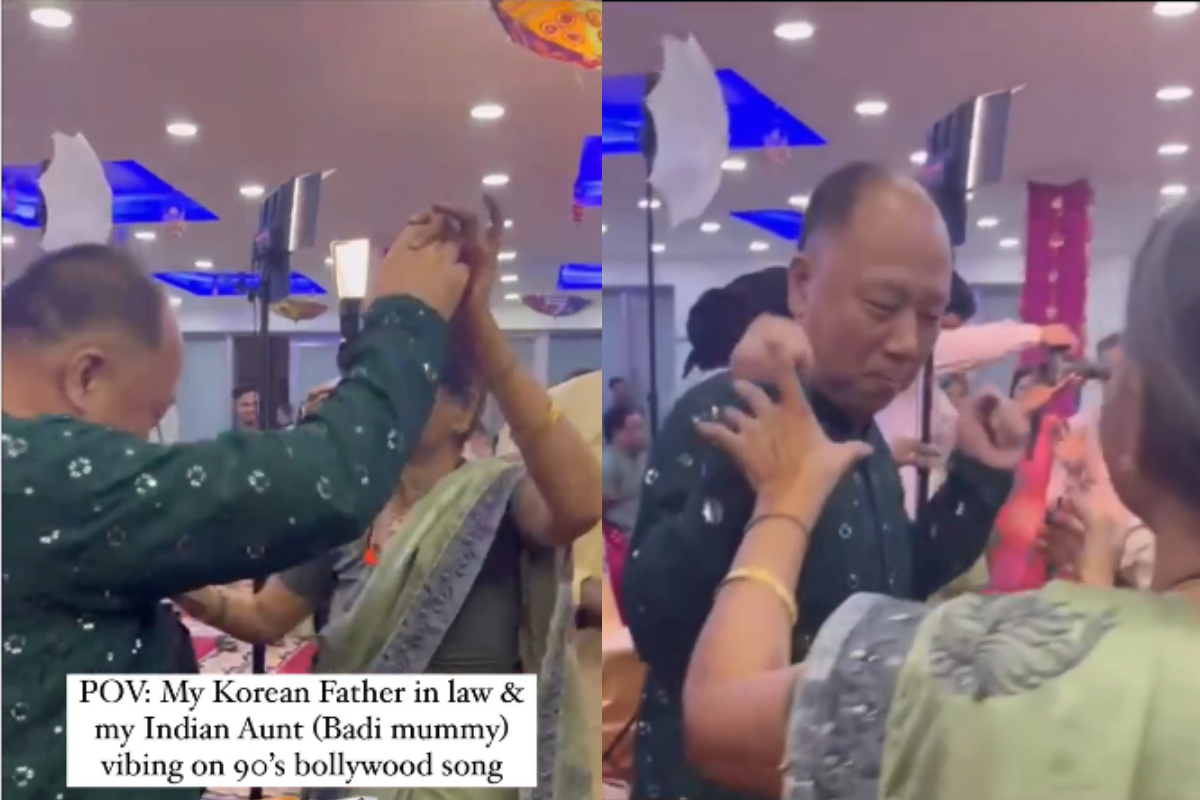 Korean father-in-law dance