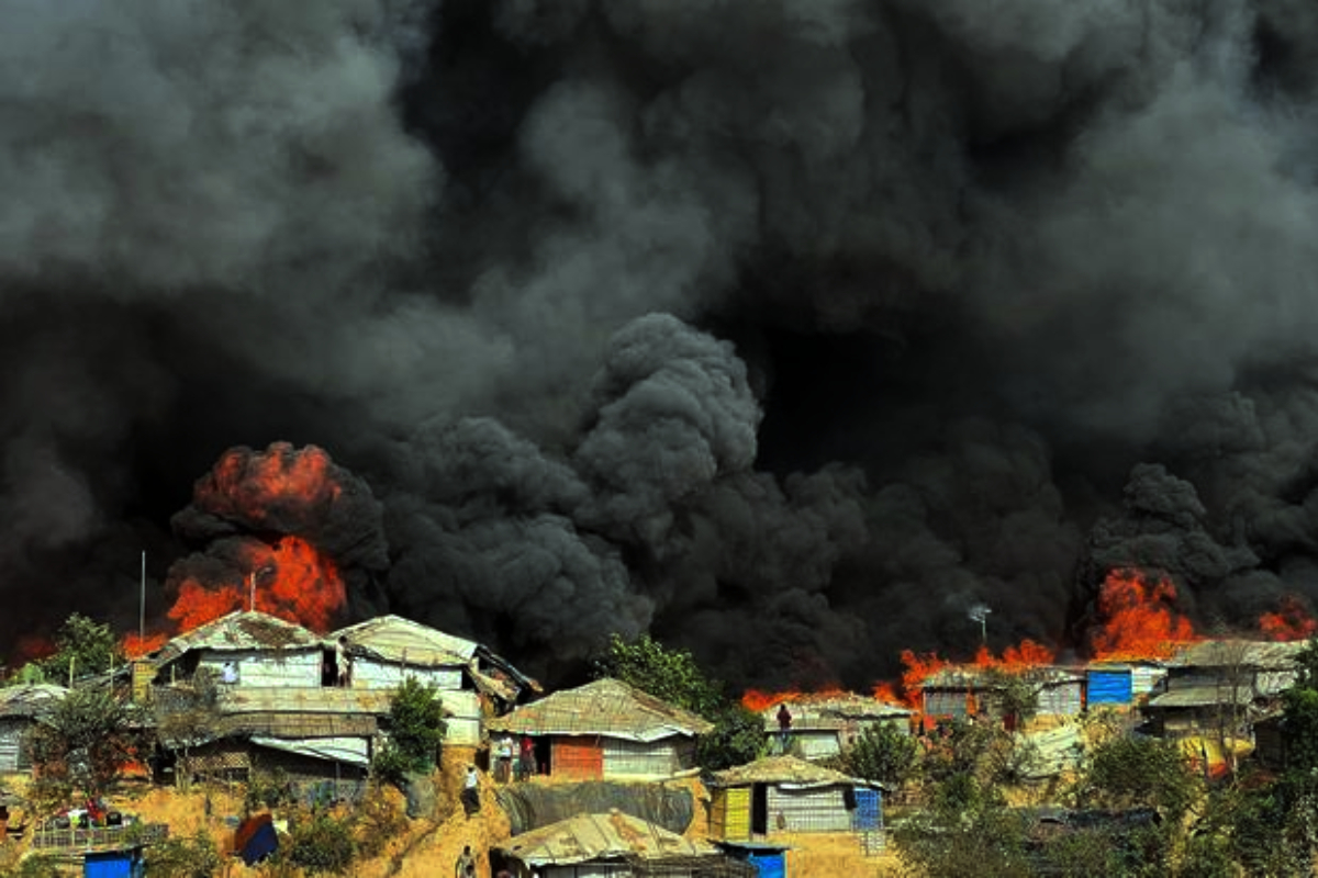 Rohingya refugee camp