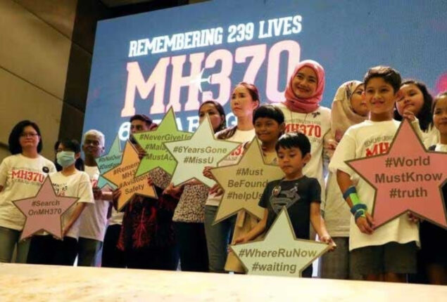 MH370 families requests new search for missing Malaysia plane