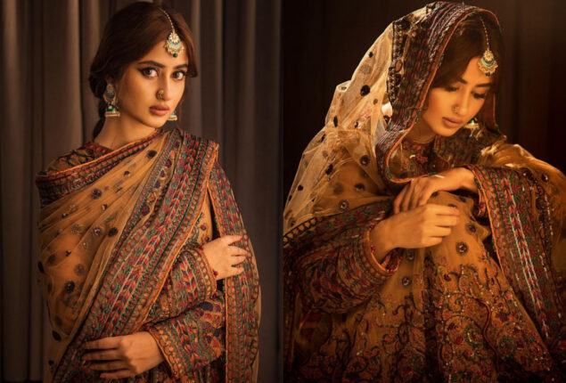 Sajal Aly looks stunning in latest clothing collection by HSY
