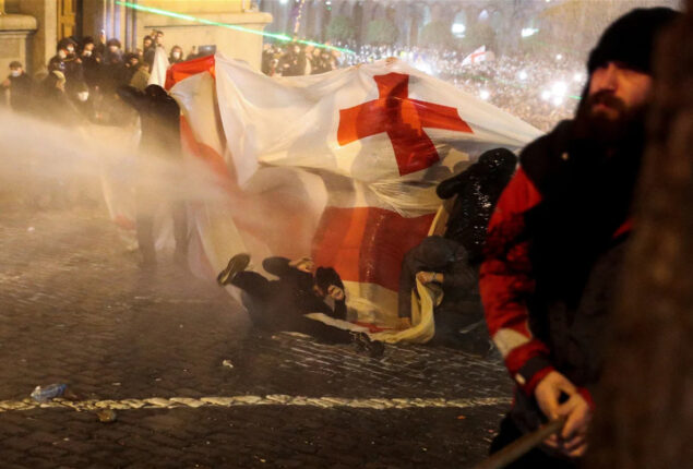Protests rises as Georgian parliament passes draft foreign agents bill