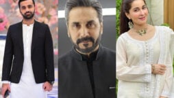 Waseem Badami, Adnan Siddiqui, and others notables praying together at Shaista Lodhi’s house