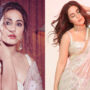 Hina Khan Displays Elegance in Sheer Saree Outfits