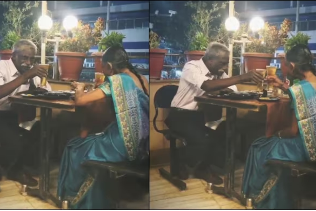 Elderly couple