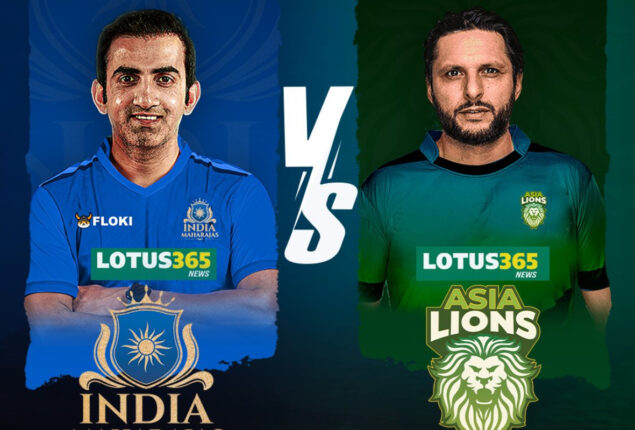 LLC Masters: Asia Lions vs India Maharajas in opening match
