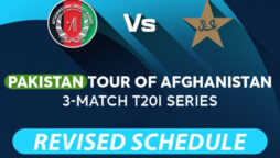 PAK vs AFG: T20 International series schedule revised