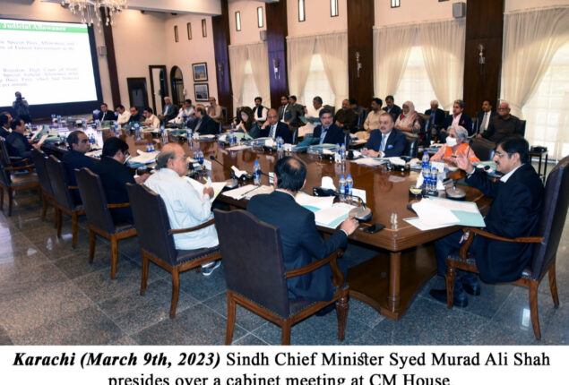 Sindh cabinet decides to launch operation in katcha areas