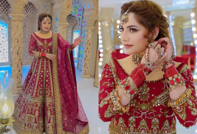 Neelam Muneer radiates beauty in Kashee’s bridal shoot