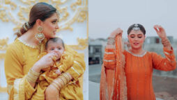 Kanwal Aftab shares new pictures with baby Aizal in yellow