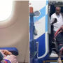 Watch Viral: Elderly woman taking flight for first time amazed netizens