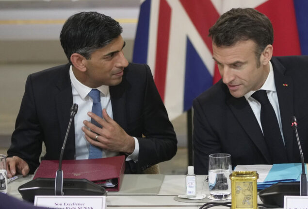 Rishi Sunak announces new detention center in France