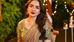 Yumna Zaidi’s Gorgeous Saree Look in Drama Tere Bin