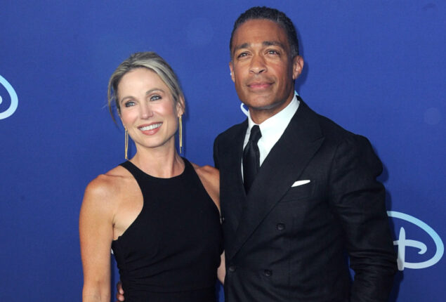 Amy Robach and T.J. Holmes like running together