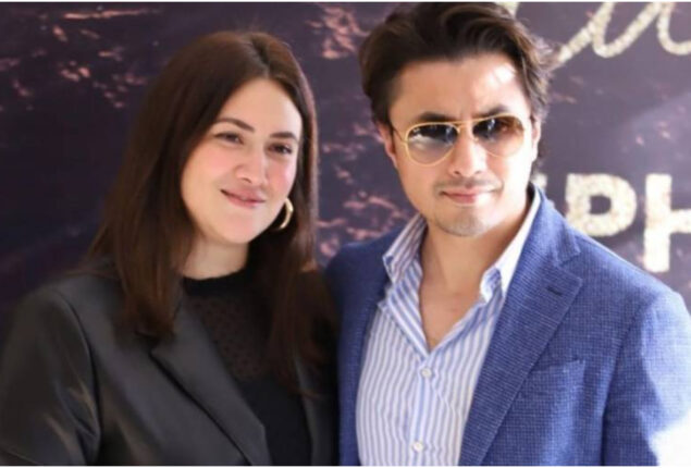 Ali Zafar shows an outfit that his wife Ayesha Fazli styled