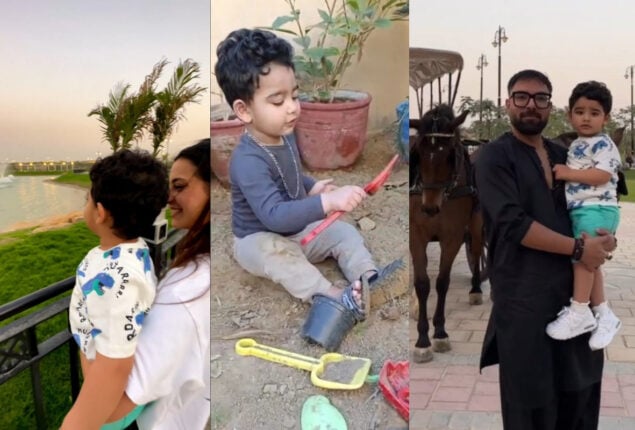 Yasir Hussain shares new pictures with his cute baby boy Kabir