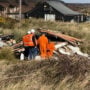 Demolition of two dangerous clifftop homes in Hemsby