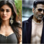 Mouni Roy shared a glimpse of her and Akshay Kumar’s aerial act