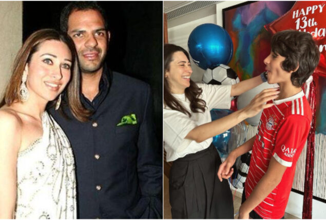 Karisma Kapoor & Sunjay Kapoor celebrate their son’s birthday