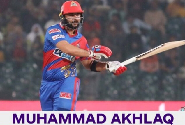 PSL 8: Muhammad Akhlaq is delighted with his match-winning half-century