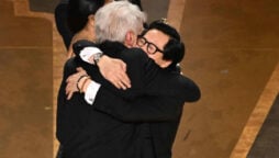 2023 Oscars: Harrison Ford congratulates Ke Huy Quan as Everything Everywhere All At Once wins Best Picture