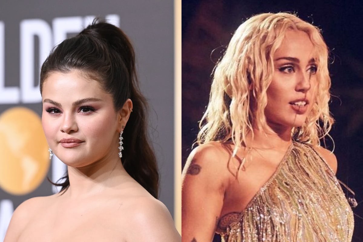 Miley Cyrus Selena Gomez