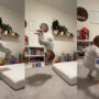 Watch viral: Young girl perform backflip in amazing manner with song