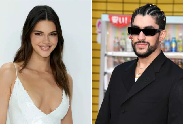 Kendall Jenner and Bad Bunny leaves 2023 Oscars party together
