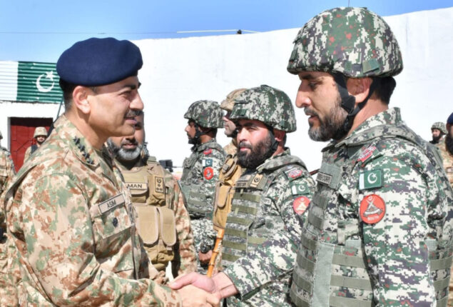 COAS Asim Munir visits Pak-Afghan border in South Waziristan