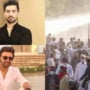 Mueeb Butt & Farhan Saeed denounce police abuse on PTI’s workers at Zaman Park