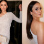 Nina Dobrev Looks Classy in a White One-Shoulder Thigh-Slit Gown