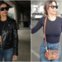 Malaika Arora spotted at Mumbai Airport on Thursday morning