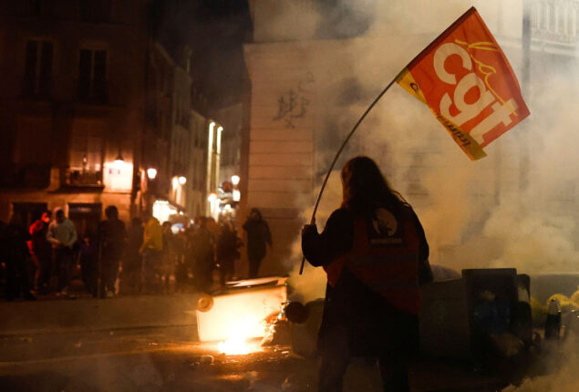 Hundreds detained in France’s ferocious demonstrations