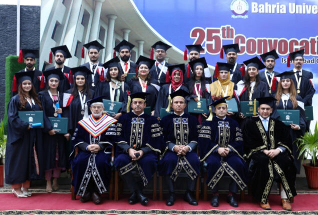 25th convocation ceremony of Bahria University held at Islamabad  