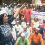Maharashtra state employees protest for higher pension benefits