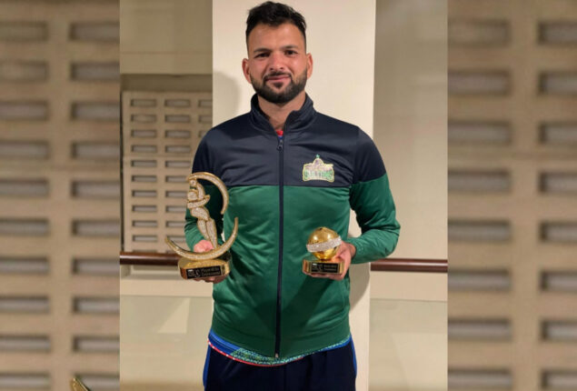 PSL 2023: Ihsanullah dedicated his medal to his father