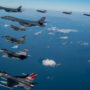 American B-1B strategic bombers are conducting drills with South Korea