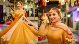 Rabeeca Khan Looks drop dead gorgeous in yellow at friend’s dholki