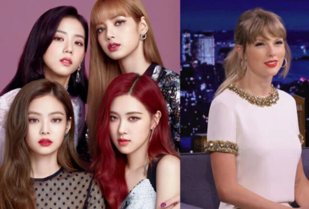 Taylor swift shows appreciation for K-pop group Blackpink’s music