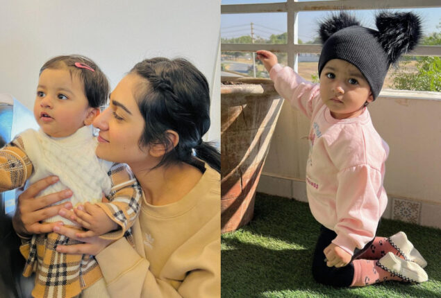 Sarah Khan shares new cute photos of baby Alyana Falak