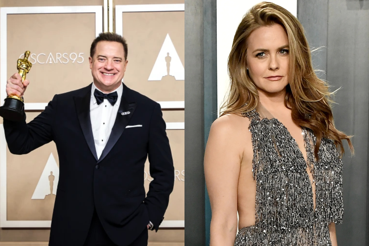 Brendan Fraser and Alicia Silverstone