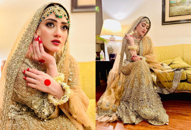 Momina Iqbal looks royal in new bridal photoshoot