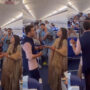 Watch: Couple dancing to song while on charter flight goes viral