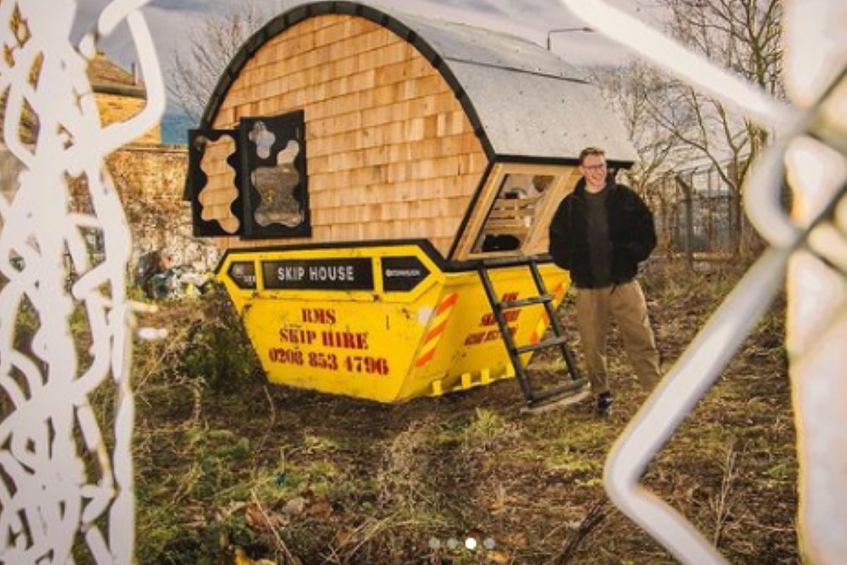 Waste container home
