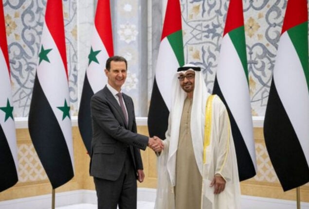 UAE calls for return of Syria back into the Arab family