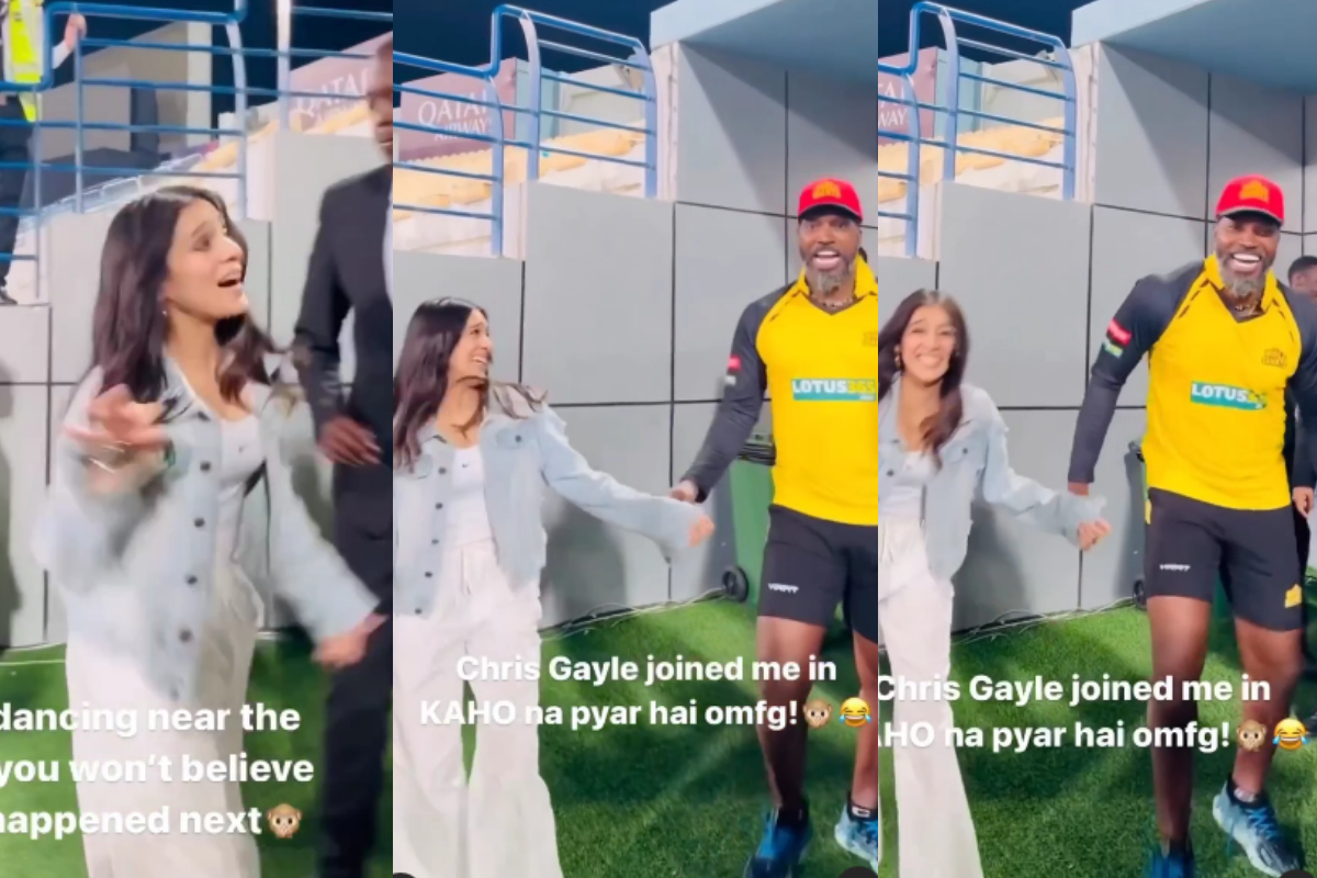 Chris Gayle solo dance