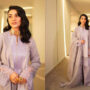 Sarah Khan looks drop dead gorgeous in lilac traditional outfit