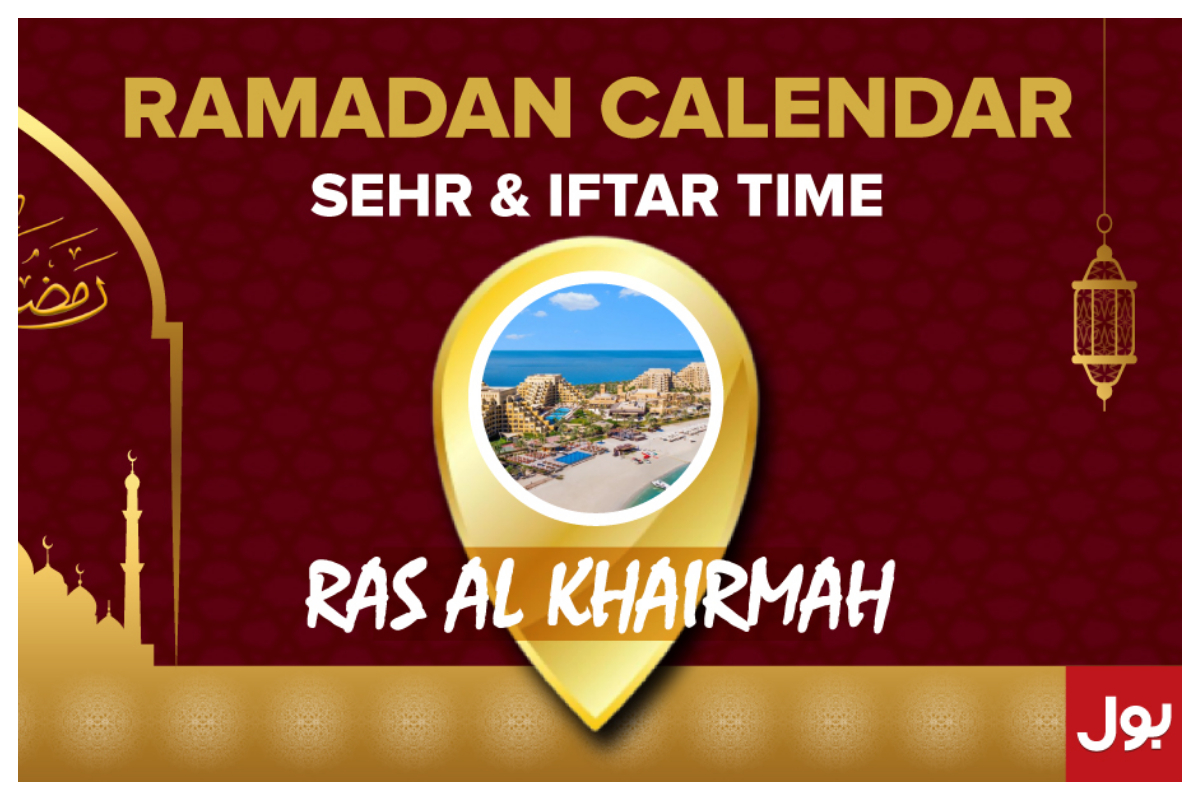 Ramadan Calendar Ras Al Khairmah 2023