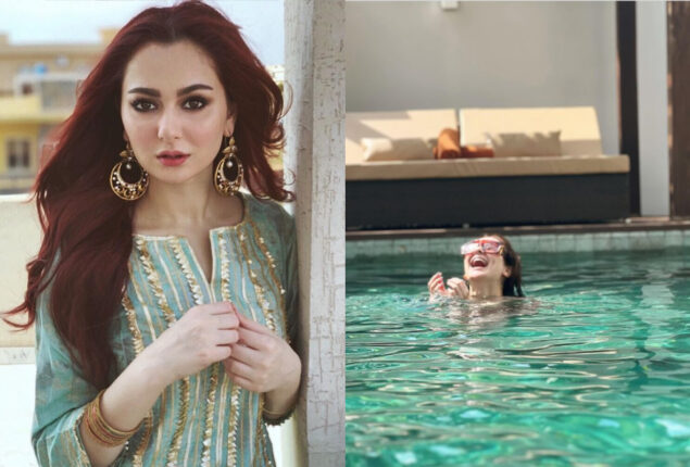 Hania Aamir’s pool pictures go viral on the internet